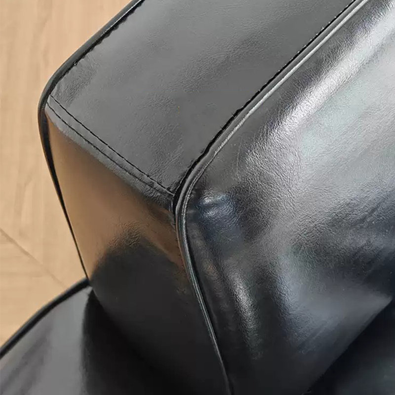 Méridienne spacieuse avec pieds en métal, Orienté à gauche (vu de face)