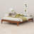 Wood Platform Bed Frame, With Slat Support-1153637803