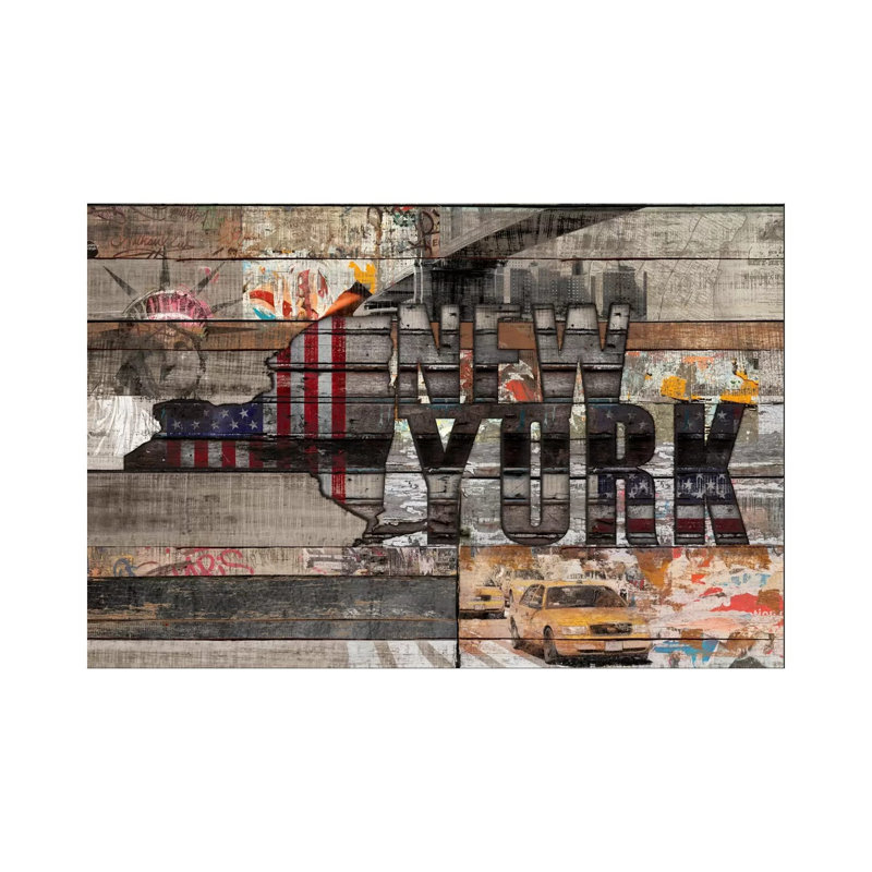 New York Forever by Diego Tirigall - Wrapped Canvas Print, 20.32 cm H x 30.48 cm W