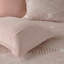 Ensemble d'édredon en coton jacquard rosé-127671212
