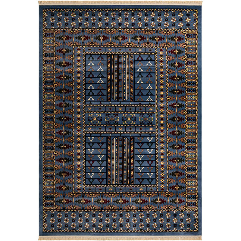 Tapis bleu Aucun, Rectangle 10 pi x 14 pi 1 po
