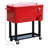 Outsunny 80 QT Rolling Cooling Bins Ice Chest On Wheels Outdoor Stand Up Drink Cooler Cart For Party-116276632