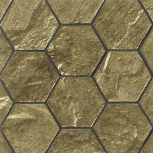 Carreau de mosaïque en pierre naturelle nid d'abeille 4 po x 4 po