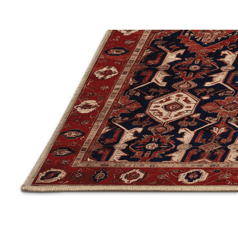 Machine Washable Persian Brown Area Rug, Rectangle 2' x 3'