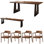 American Style Solid Wood Rectangular Dining Table
