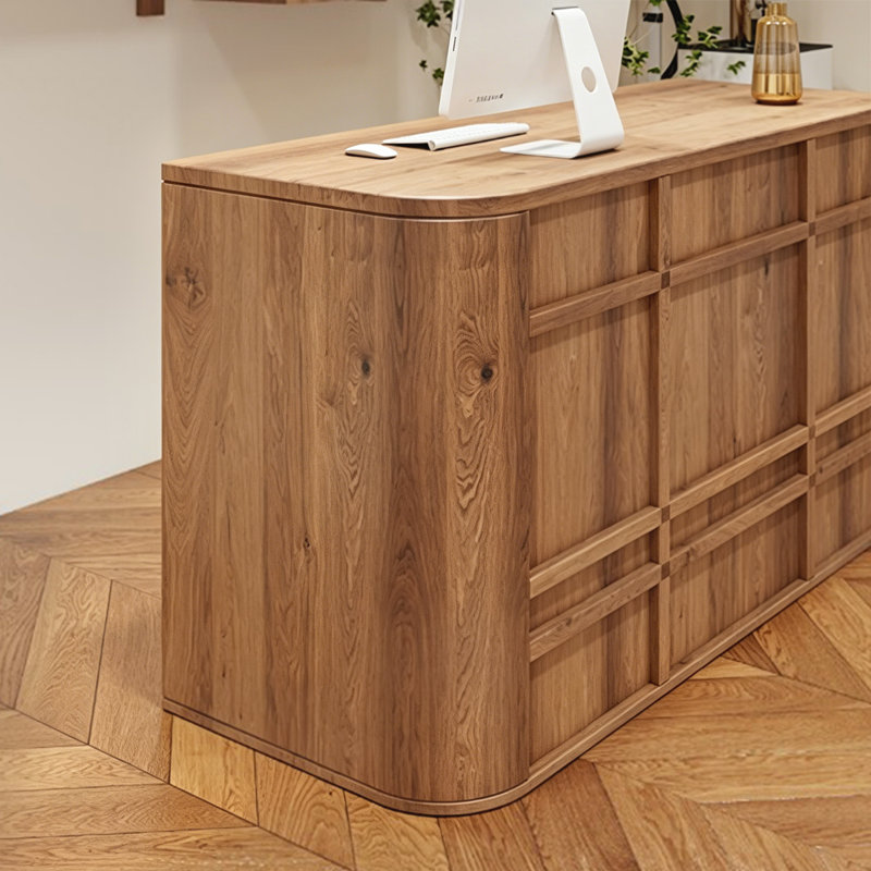 Bureau de réception contemporain en bois manufacturé Contemporary, 39.37"H*39.37"L*19.69"W