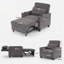 Fauteuil convertible convertible avec ports USB-74028740