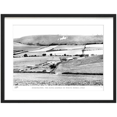 Osmington, The King George III White Horse C1960 by Francis Frith - Single Picture Frame Print