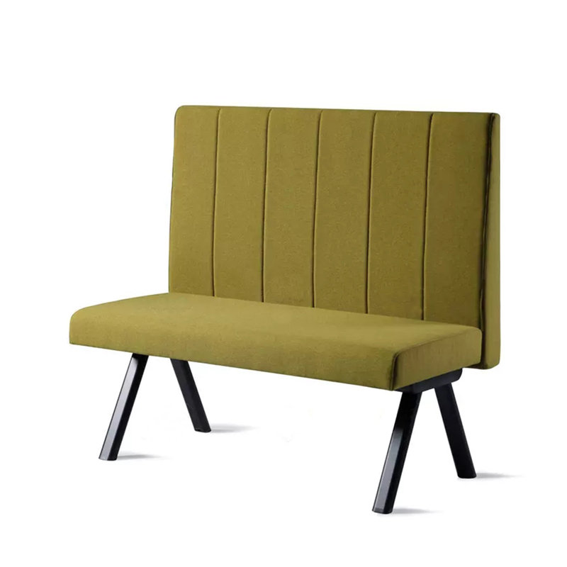 Ensemble de deux banquettes en similicuir pour salle à manger