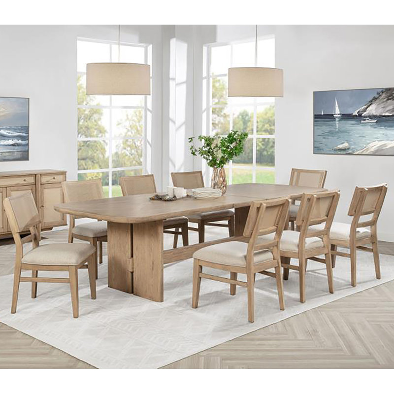 Spigner 9-pcs Dining Table Set