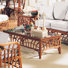 Glass Top Living Room Table Set