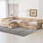 L-Shaped Daybed  With Three Storage Drawers-644900079