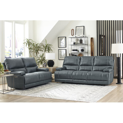 Adlan Power Reclining Sofa And Loveseat