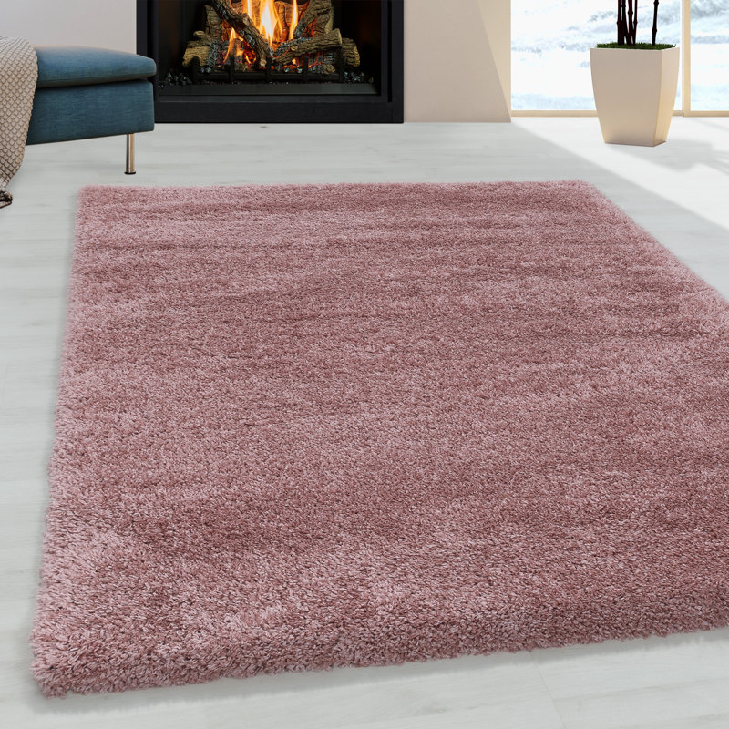 Calderon Solid Colour Shag Area Rug, Rectangle 280 x 370cm