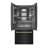 ZLINE Autograph Edition 36 in. 19.6 cu. ft. French Door Built-In Bottom Freezer Refrigerator with Water Dispenser and Ice Maker in Stainless Steel with Graphite Gray Interior and Accents-110427428