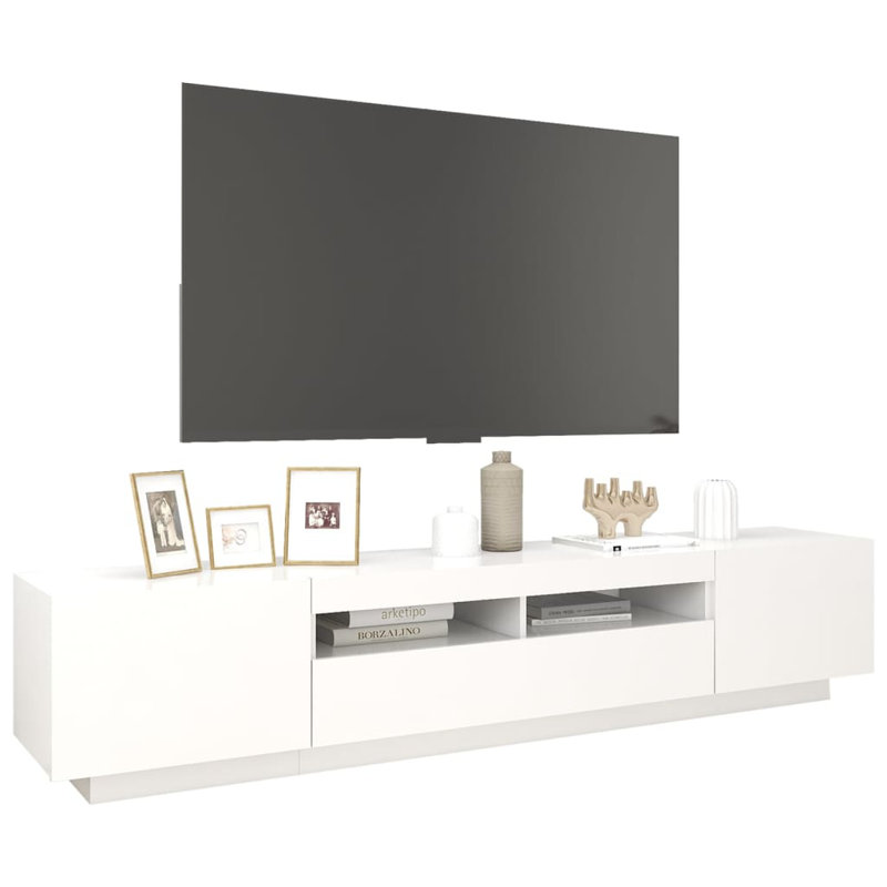 Lafreniere Unfinished TV Stand for TVs up to 88", White