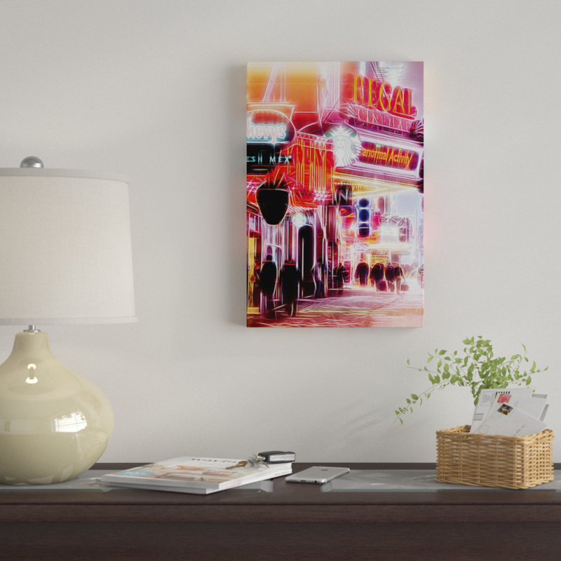 «Red Activite», reproduction d'impression sur toile, H 18 po x l 12 po x P 1,5 po, Toile tendue, Pas de tapis