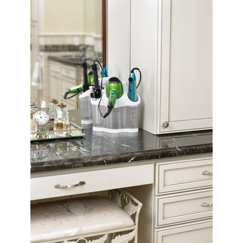 Plastic 3 Compartment Hair Tool Holder