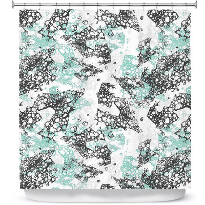 Rideau de douche simple bubbles