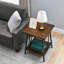 Table de bout haute de 24 po avec rangement Aalexis