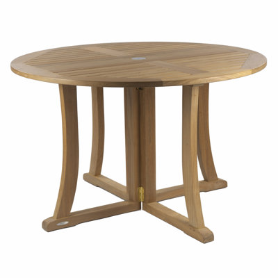 Table à abattants en teck Jaydalynn, naturel