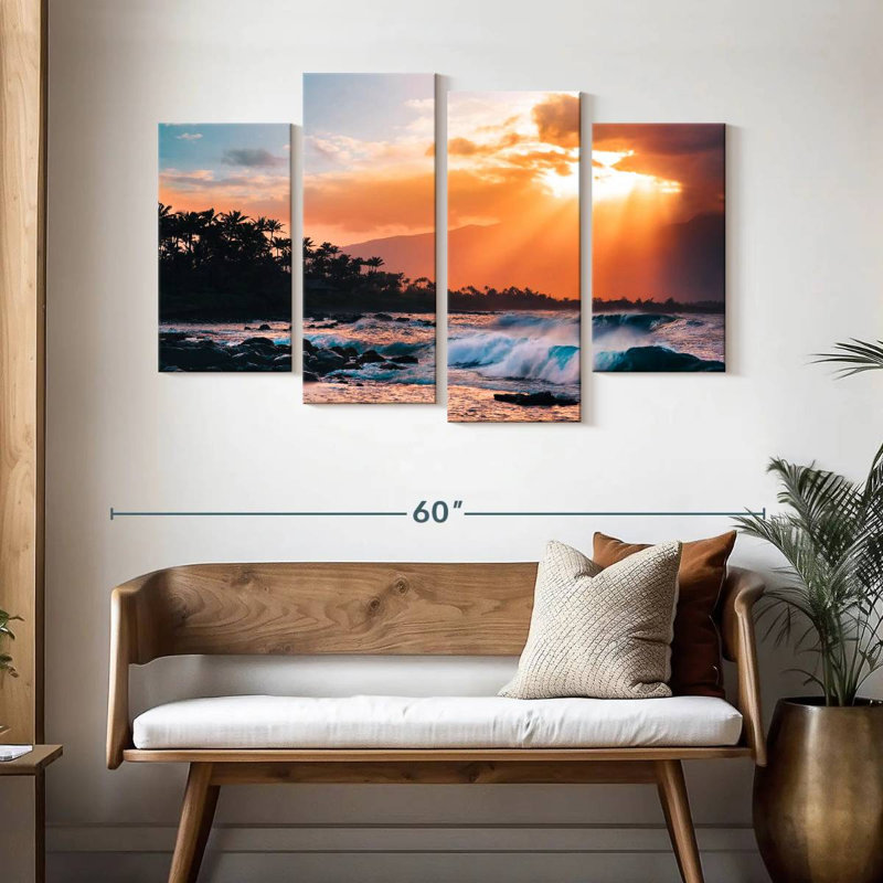 Gillard Sunset Paradise, H 32 po x l 52 po