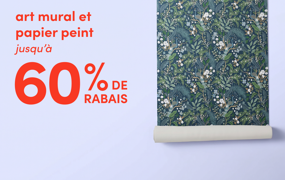 art mural et papier peint en solde