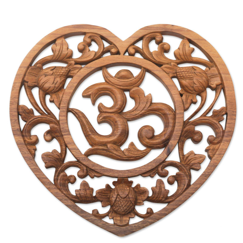 Panneau de suspension en bois om love