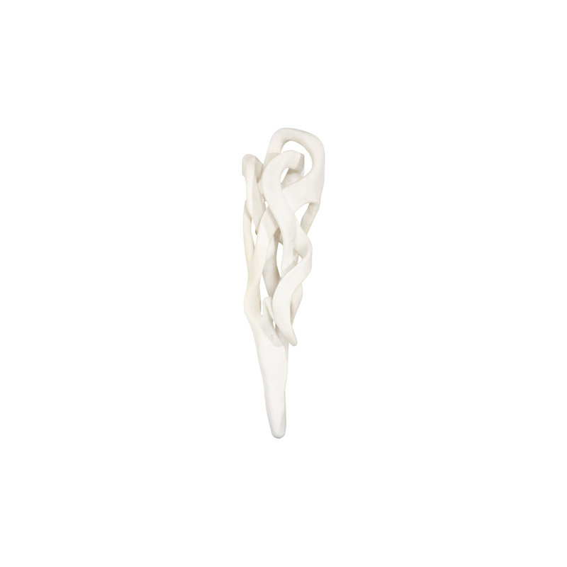 Cast Dancing Wall Sculpture, Passé, Faux Bleached