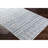 Hongming Machine Woven Denim/Navy/White Indoor/Outdoor Area Rug-1556442741