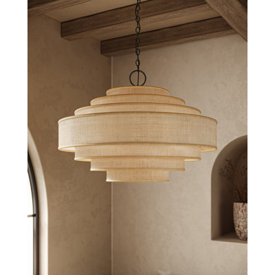 Lustre géométrique à 6 lumières Maura