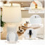 Ensemble de 2 lampes de table modernes en céramique texturée avec commande tactile-1893295085