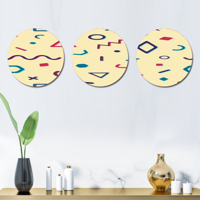 Abstract Wall Decor on Metal