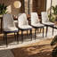 Chaise de salle à manger NUOLI l 21,65 po x P 16,93 po x H 33,07 po (4 pièces)