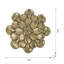 Plaque murale succulente D10x1,6 po