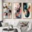 «Brushstroke Abstract Paint», 3 pièces sur toile-1110108594-1110108595