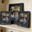 Cadre photo mural 3 pièces 8 "x 10" noir pour décor de vestibule