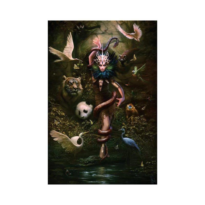Harmony by Melanie Delon - Print on Canvas, Wrapped Canvas, 20.32 cm H x 30.48 cm W