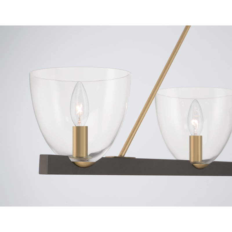 Noellea 61" 5-Light Linear Chandelier