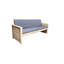Wood4You - Garden Bench Lucas - "Do It Yourself" Scaffolding Kit - Incl. Cushions-86827153