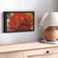 "Fiery Dahlias II, art mural"-913924042
