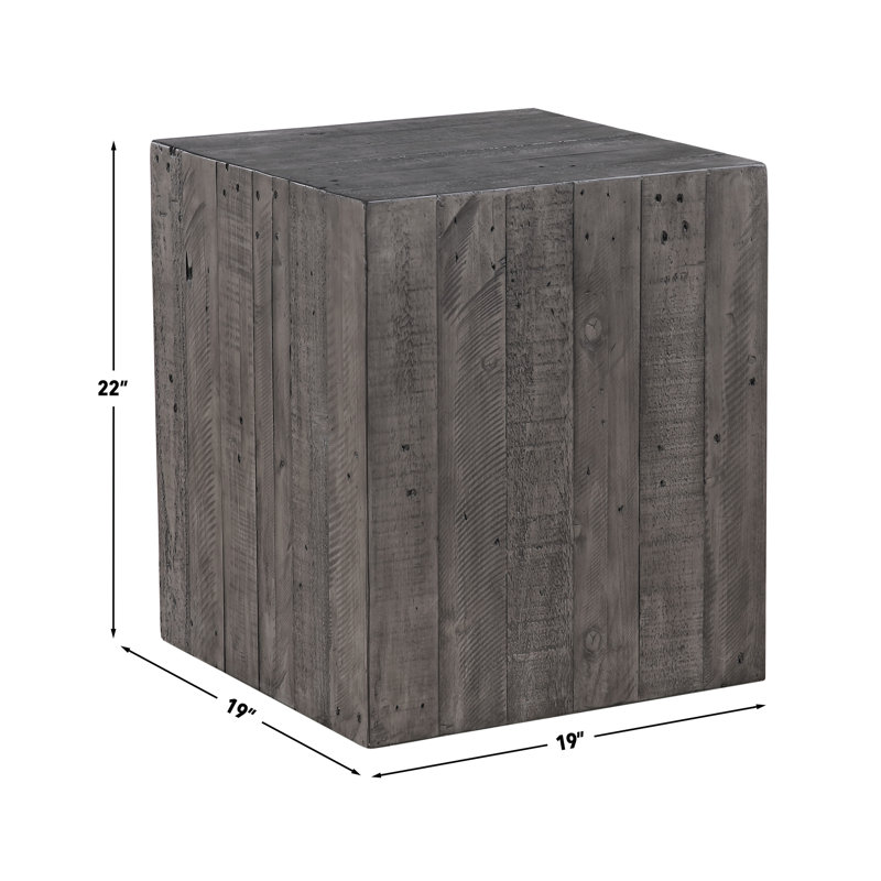 Fellner Colson Solid Wood End Table
