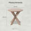 Table de bout Agda Farmhouse
