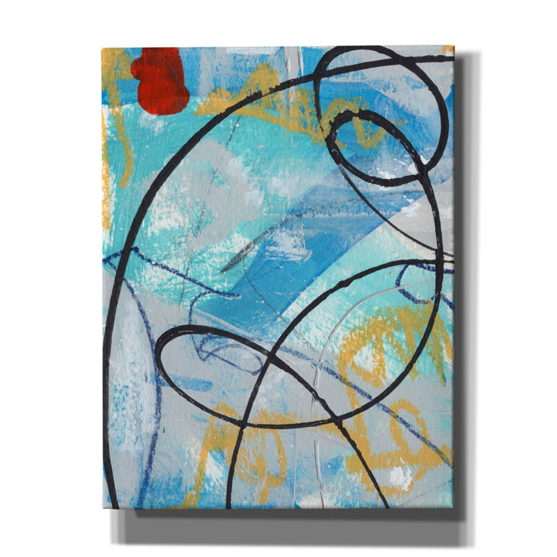 Toile épique Graffiti «Whirlwind 3» par Laura Gibson, 26 po x 34 po, H 34 po x l 26 po