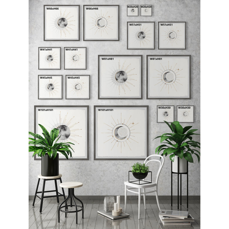 Planetary Evolution by Marmont Hill - 2 Piece Single Picture Frame Painting Set, 45cm H x 90cm W x 3.81cm D