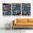 by Vincent Van Gogh 3 Piece Art Oil Print