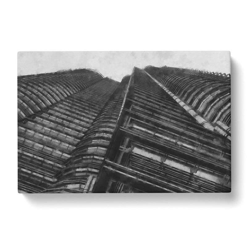 Petronas Towers Kuala Lumpur - Wrapped Canvas, 40cm H x 60cm W x 3cm D