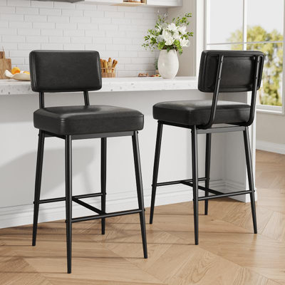 Counter Stool with Metal Frame