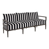 Santa Barbara 86.63" Wide Outdoor Patio Sofa with Cushions