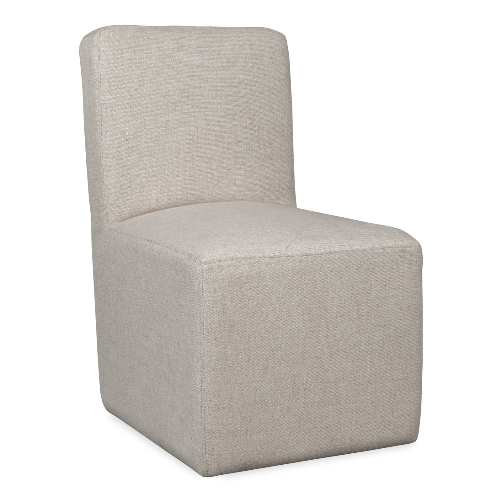 Aslan Linen Dining Chair, White